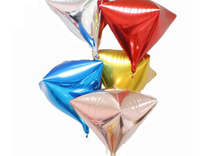 24″ Diamond Shape Aluminum 4D Foil Balloon