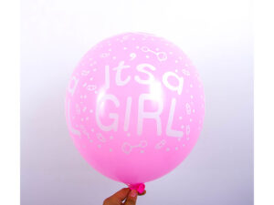 Its a Girl Pink Latex Balloons, Ceiling Balloons